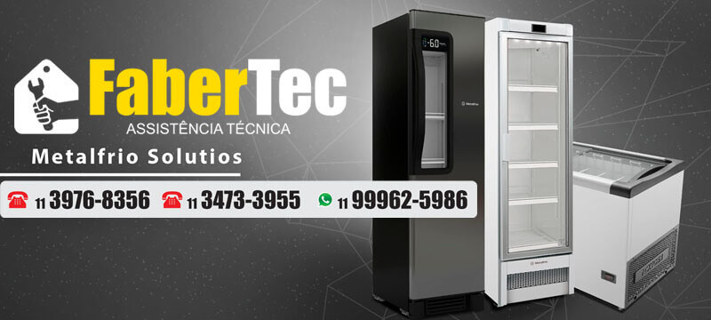 Assistência Geladeira industrial Gelopar e Metalfrio